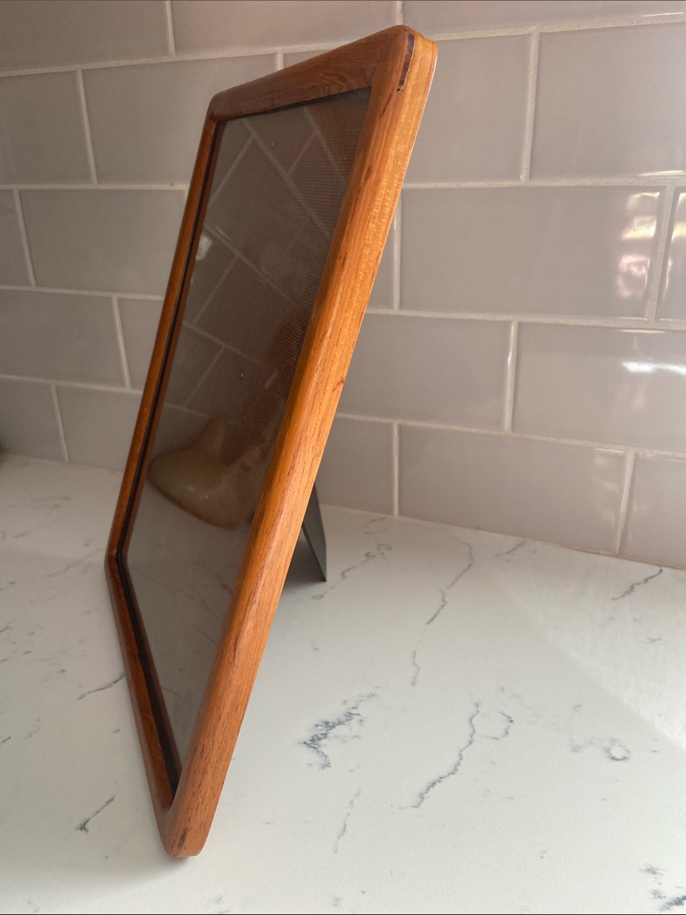 Vintage Mid Century Modern Wood Picture Frame 12x15 - Picture 2 of 7
